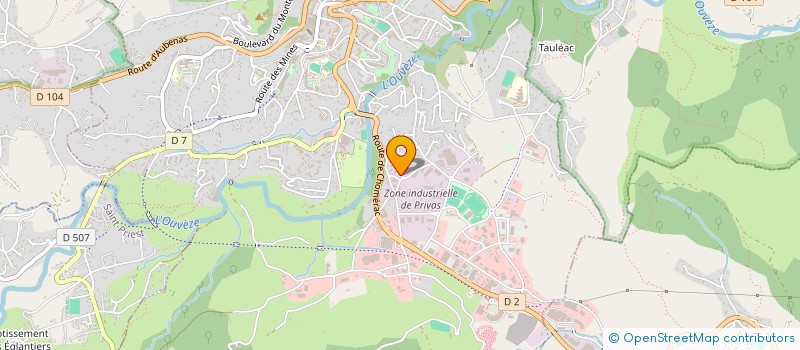 localisation de l'entreprise FG IMMO  PRIVAS