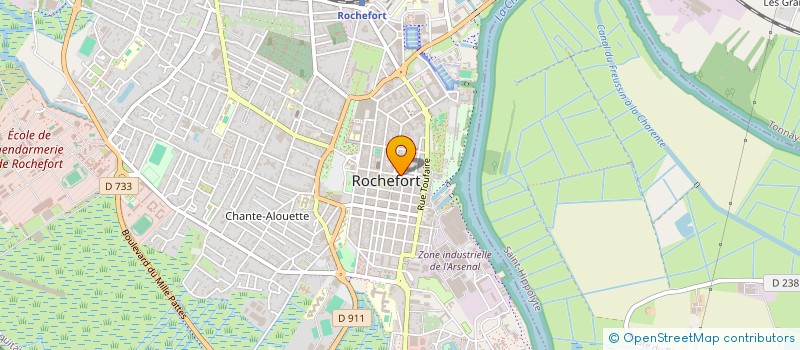 localisation de l'entreprise FG IMMOBILIER  ROCHEFORT