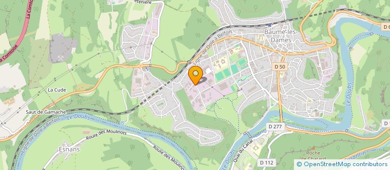 localisation de l'entreprise FG IMMOBILIERE  BAUME-LES-DAMES