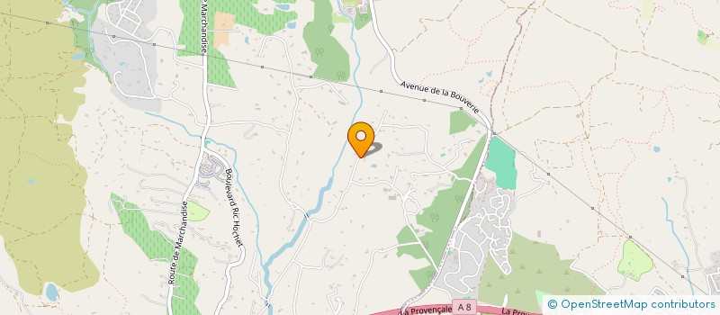 localisation de l'entreprise FG INVEST  ROQUEBRUNE-SUR-ARGENS