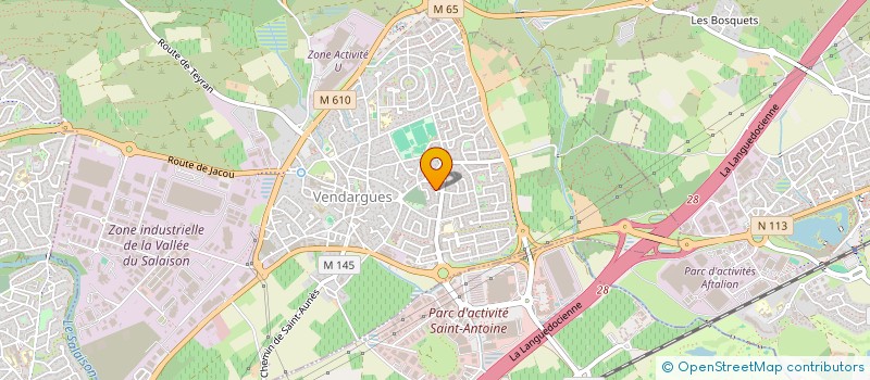 localisation de l'entreprise FG INVEST à VENDARGUES