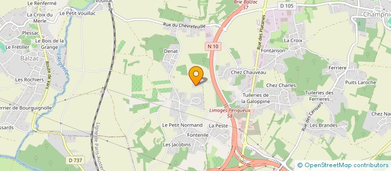 localisation de l'entreprise FG INVEST ET PATRIMOINE à CHAMPNIERS