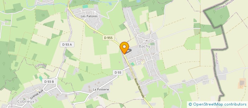 localisation de l'entreprise FG IT  BACHY