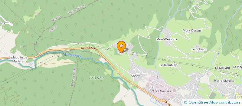 localisation de l'entreprise FG MECA  UGINE