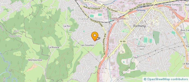 localisation de l'entreprise FG MENUISERIE à FRAISSES
