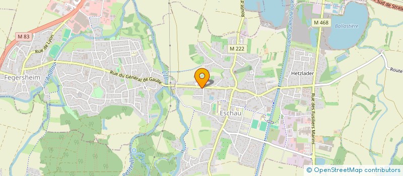 localisation de l'entreprise FG NETTOYAGE à ESCHAU