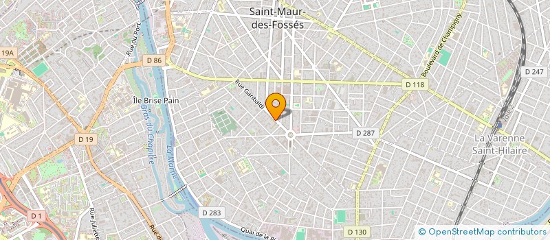 localisation de l'entreprise FG PARTNERS à SAINT-MAUR-DES-FOSSES