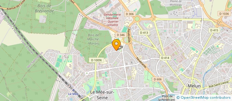 localisation de l'entreprise FG-PECH CAILLOU  LE MEE-SUR-SEINE