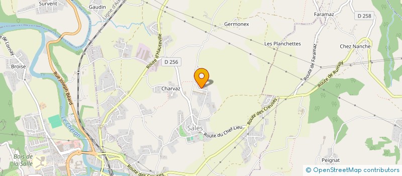 localisation de l'entreprise FG PEINTURE  SALES