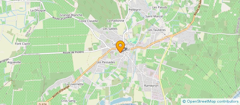 localisation de l'entreprise FG QUAL'HYGIENE SCL QUALITE AVIGNON à SERIGNAN-DU-COMTAT