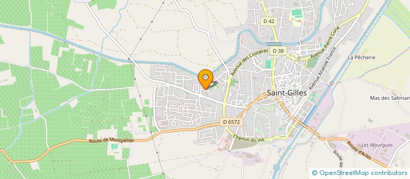 localisation de l'entreprise FG RENOV à SAINT-GILLES