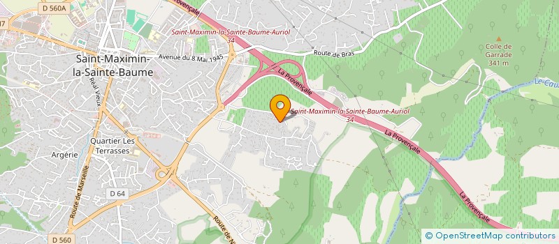 localisation de l'entreprise FG RENOVATION à SAINT-MAXIMIN-LA-SAINTE-BAUME