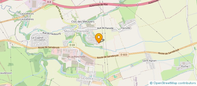 localisation de l'entreprise FG RENOVATION  OGY-MONTOY-FLANVILLE