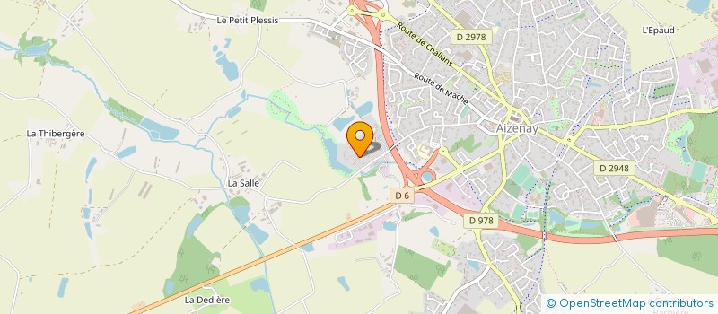 localisation de l'entreprise FG REVE HABITAT à AIZENAY