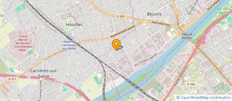 localisation de l'entreprise FG RHODES à CARRIERES-SUR-SEINE