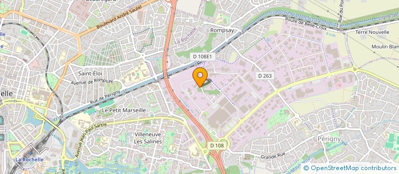 localisation de l'entreprise FG SAINT-XANDRE  PERIGNY