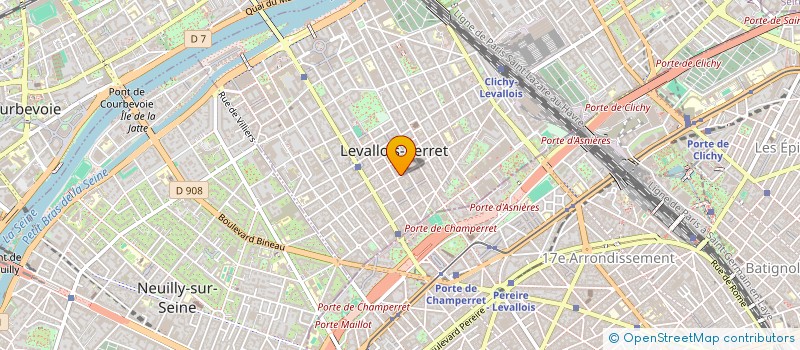localisation de l'entreprise FG SAS à LEVALLOIS-PERRET