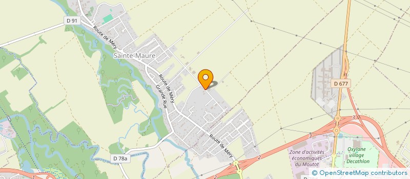 localisation de l'entreprise FG-SEPTIER  SAINTE-MAURE