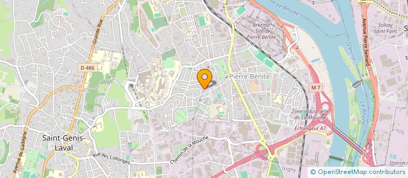 localisation de l'entreprise FG SERVICE à OULLINS-PIERRE-BENITE