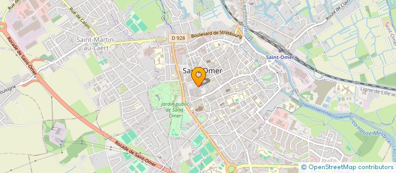 localisation de l'entreprise FG SERVICES à SAINT-OMER