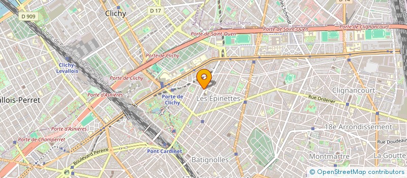 localisation de l'entreprise FG SERVICES à PARIS