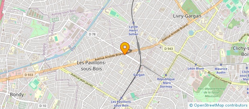 localisation de l'entreprise FG SERVICES à LES PAVILLONS-SOUS-BOIS
