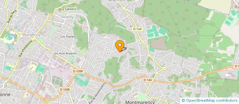 localisation de l'entreprise FG SEVESTRE  SOISY-SOUS-MONTMORENCY