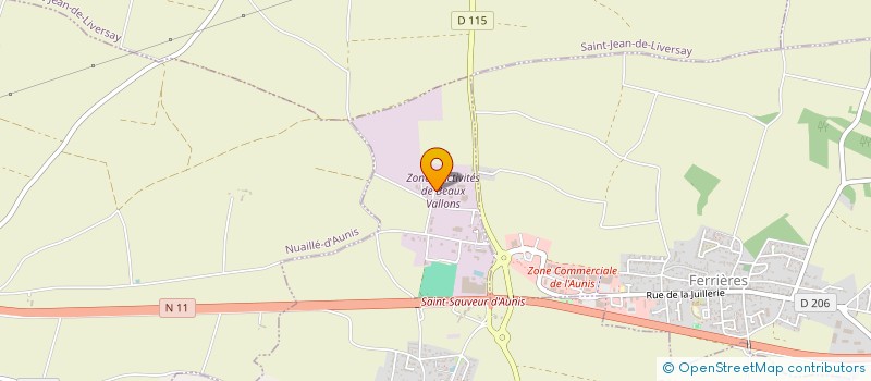 localisation de l'entreprise FG SOLUTIONS  SAINT-SAUVEUR-D'AUNIS