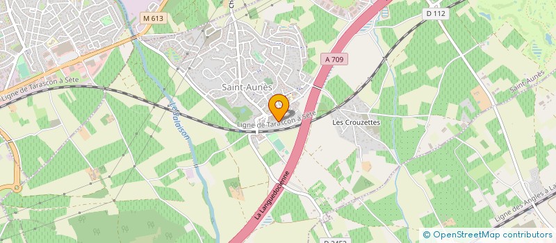localisation de l'entreprise FG STAFF à SAINT-AUNES