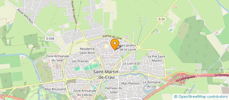 localisation de l'entreprise FG SYSTEMES à SAINT-MARTIN-DE-CRAU