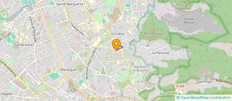 localisation de l'entreprise FG TAXI à MARSEILLE