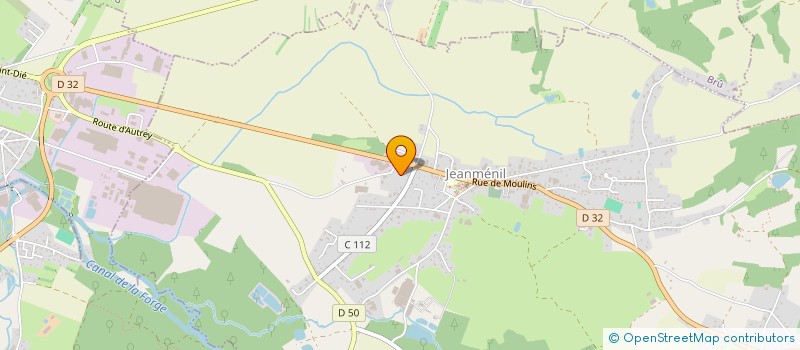 localisation de l'entreprise FG TECHNOLOGIES à JEANMENIL