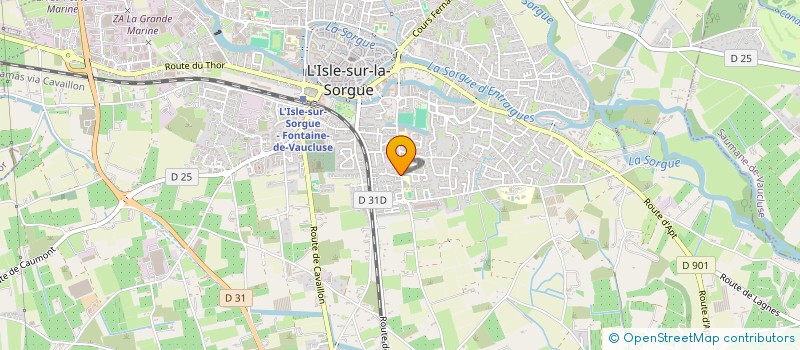 localisation de l'entreprise FG WINGS à L'ISLE-SUR-LA-SORGUE