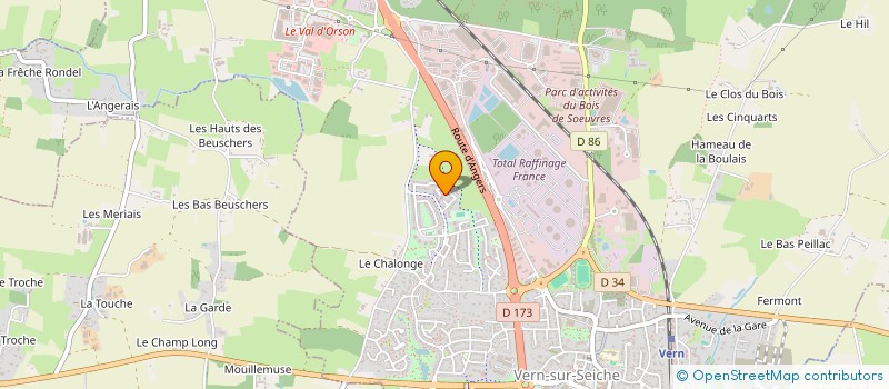 localisation de l'entreprise FG2  GUEMENE-PENFAO