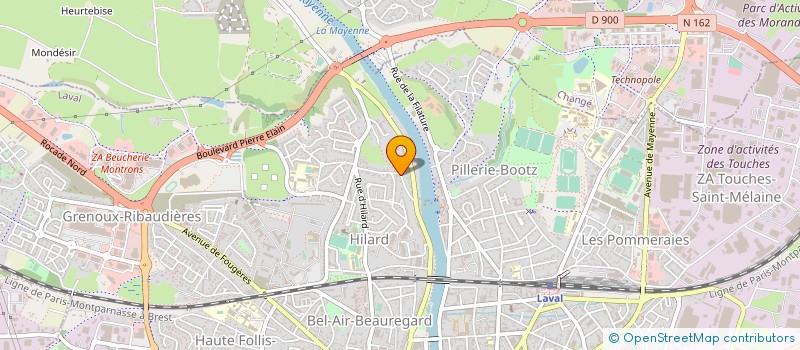 localisation de l'entreprise FG2 à LAVAL