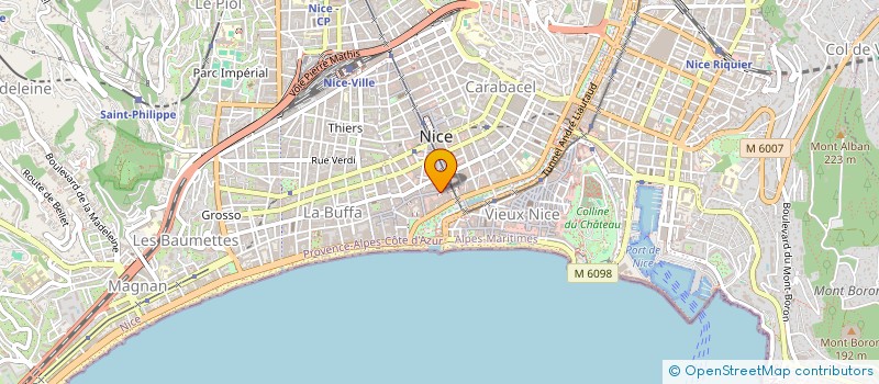 localisation de l'entreprise FG2B  NICE