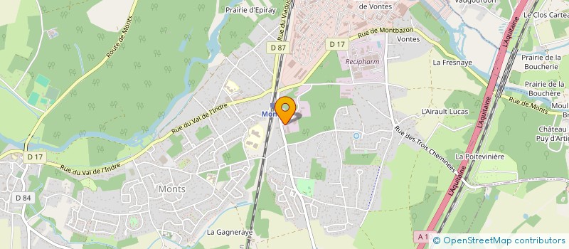 localisation de l'entreprise FG2C IMMOBILIER  MONTS