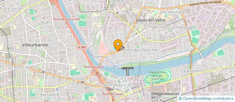 localisation de l'entreprise FG2E  VAULX-EN-VELIN