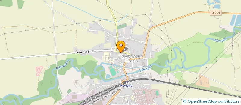 localisation de l'entreprise FG2L à REVIGNY-SUR-ORNAIN