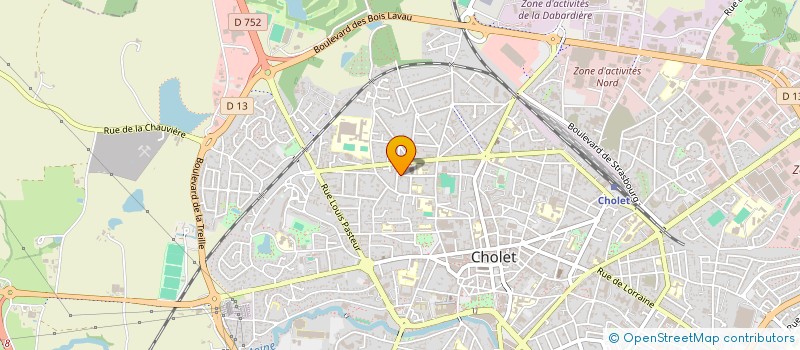 localisation de l'entreprise FG2L à CHOLET