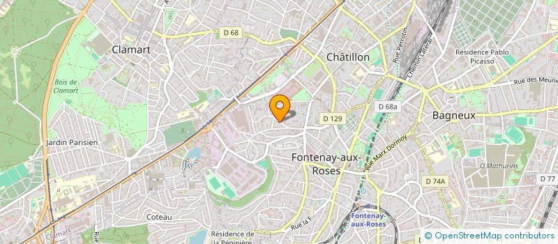 localisation de l'entreprise FG2M à FONTENAY-AUX-ROSES