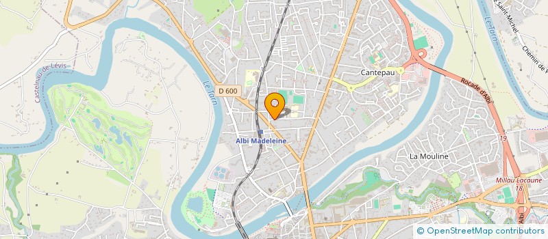 localisation de l'entreprise FG4321 à ALBI