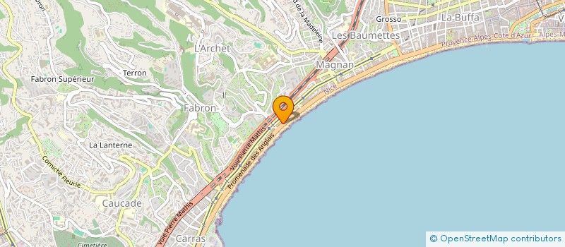 localisation de l'entreprise FG5 HOLDING  NICE