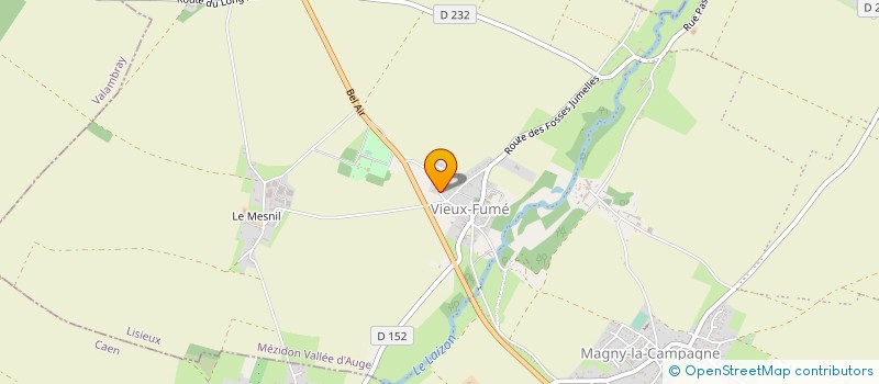 localisation de l'entreprise FGA  MEZIDON VALLEE D'AUGE