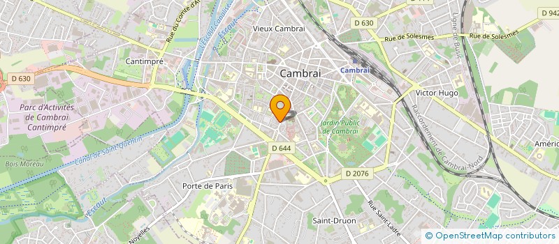 localisation de l'entreprise FGA  CAMBRAI