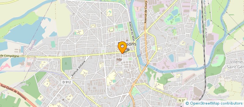 localisation de l'entreprise FGA à SOISSONS