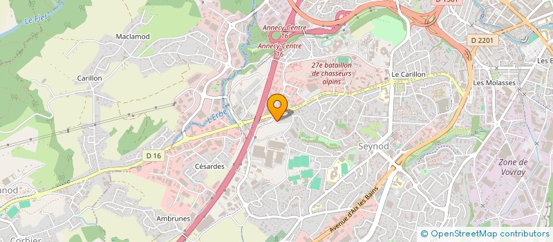 localisation de l'entreprise FGA - FERMETURES GESTION DES ACCES à ANNECY