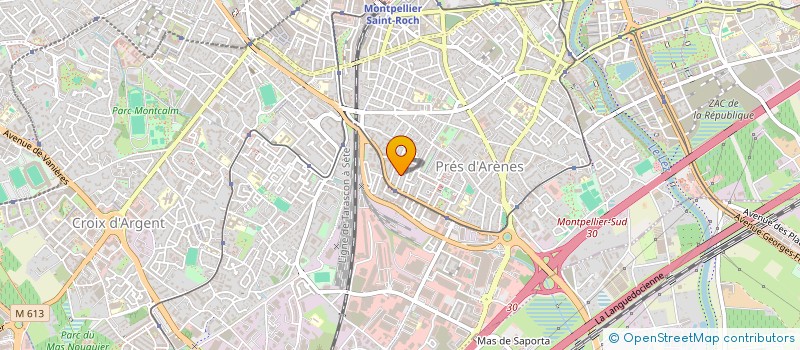 localisation de l'entreprise FGA FOOD à MONTPELLIER
