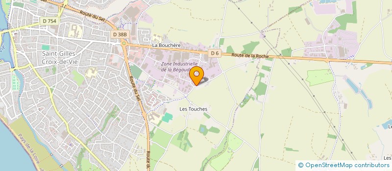 localisation de l'entreprise FGA IMMOBILIER à SAINT-GILLES-CROIX-DE-VIE