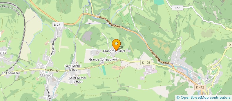 localisation de l'entreprise FGACHET CONSEIL à SALINS-LES-BAINS